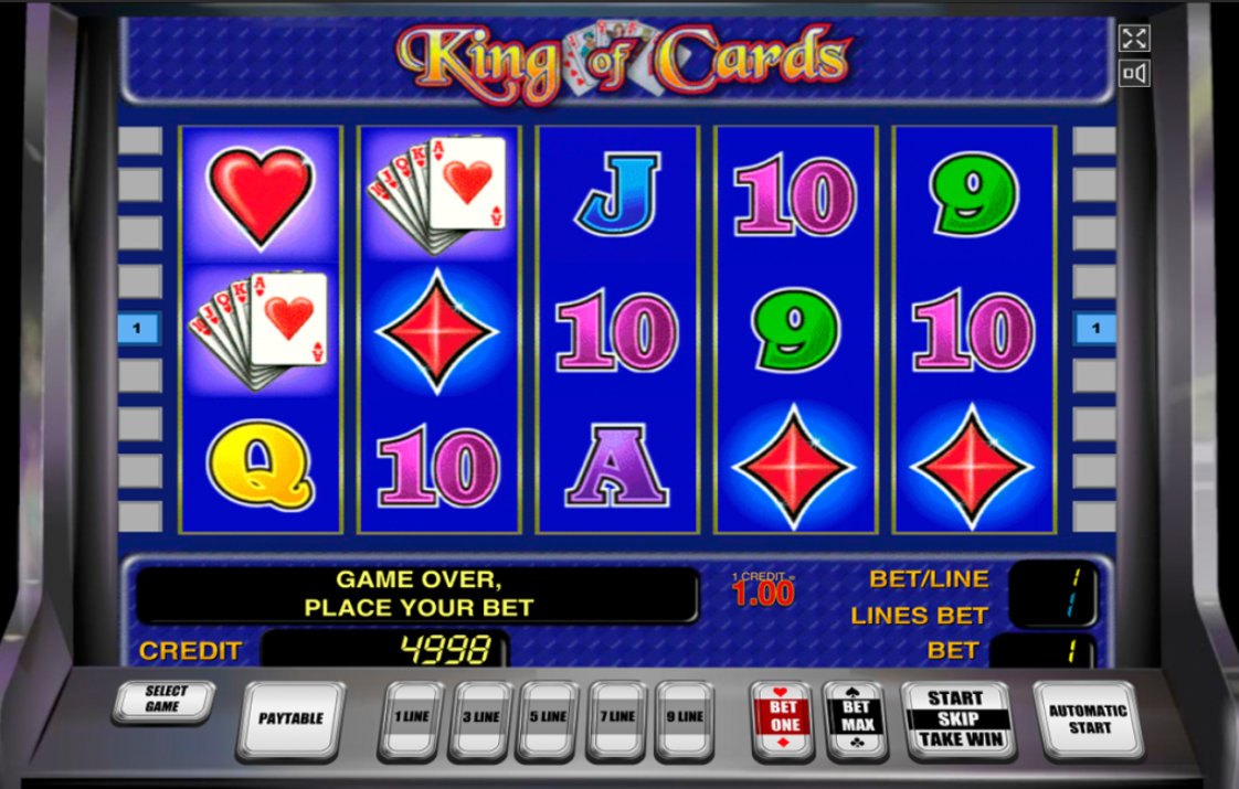 Символы слота King of cards 